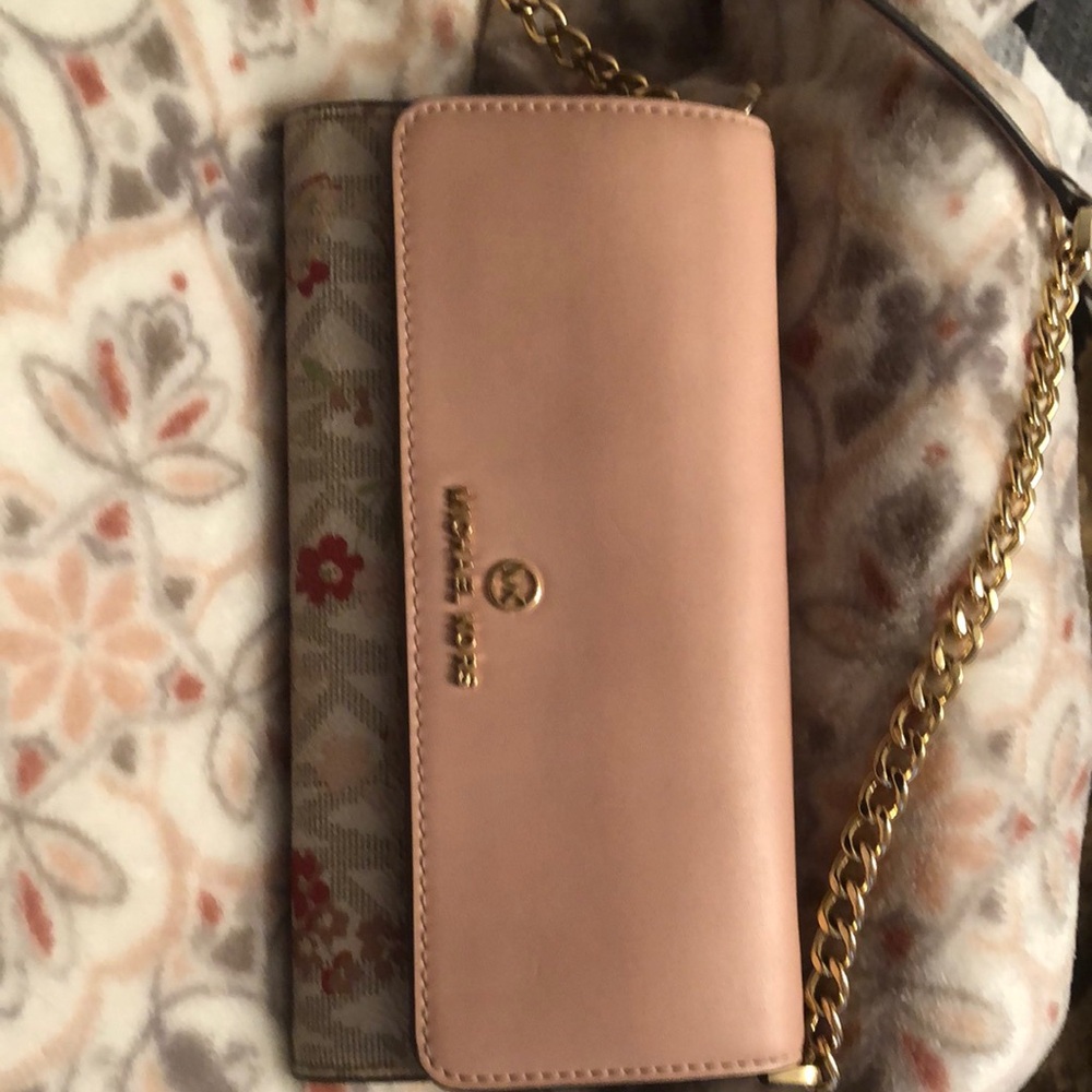 Michael Kors Pink and Tan Women's Bag